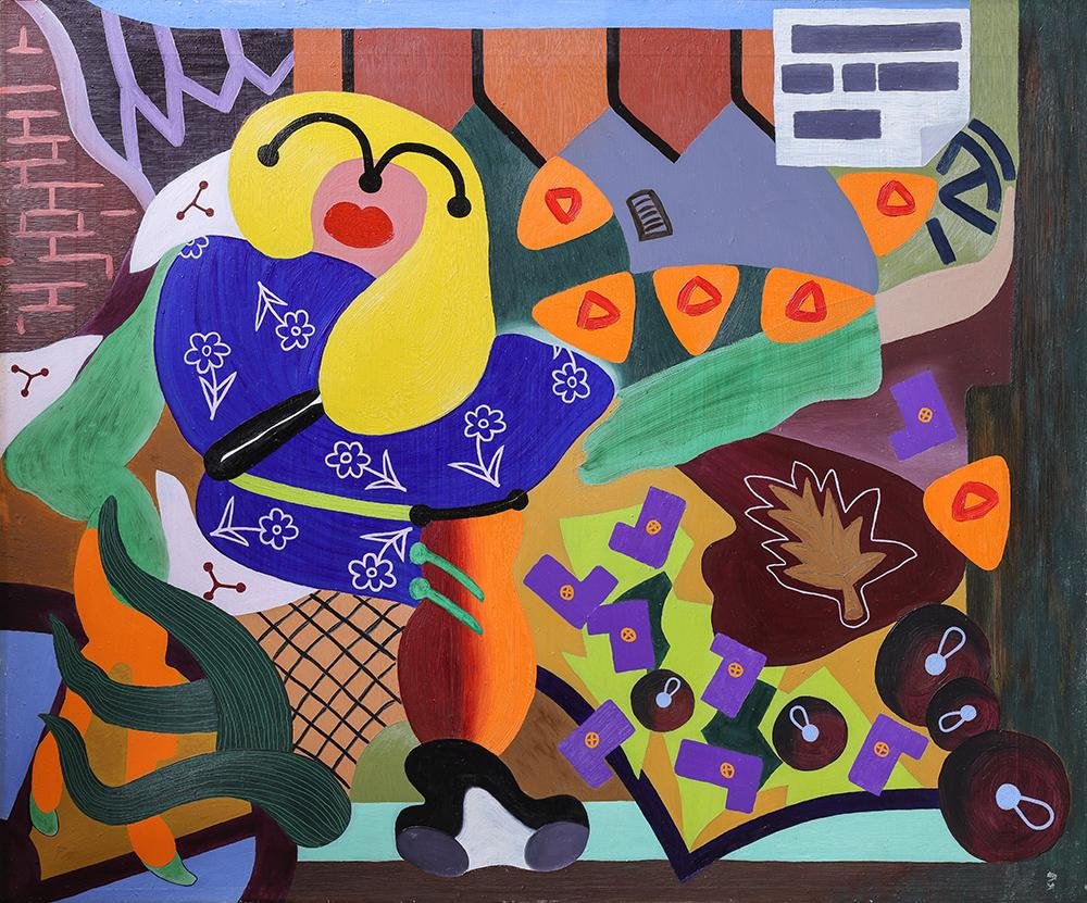 Museum & Art Swindon - June 2024 - Girl Selling Flowers by Desmond Morris