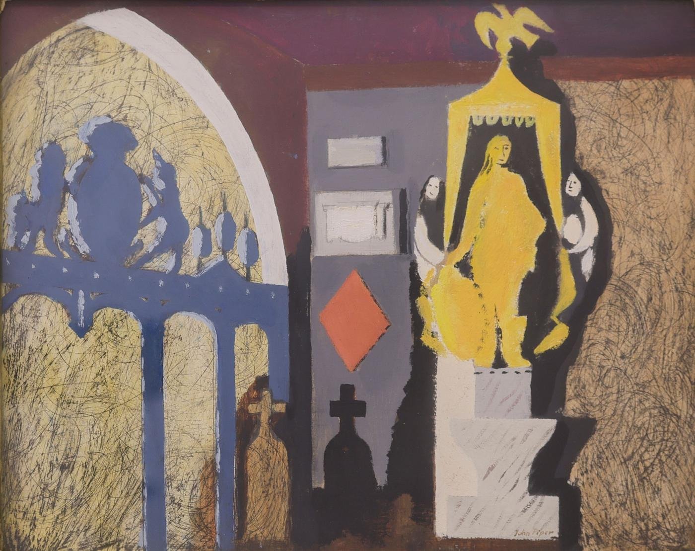 Museum & Art Swindon - August 2026: ‘Bolingbroke at Lydiard Tregoze’ (1940) by John Piper