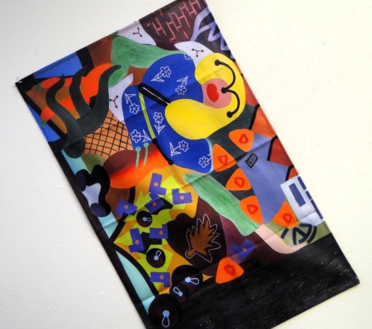 Museum & Art Swindon - Desmond Morris Girl Selling Flowers Teatowel