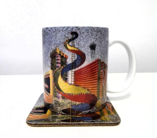 Museum & Art Swindon - Henry Orlik Helter Skelter Melamine Coaster