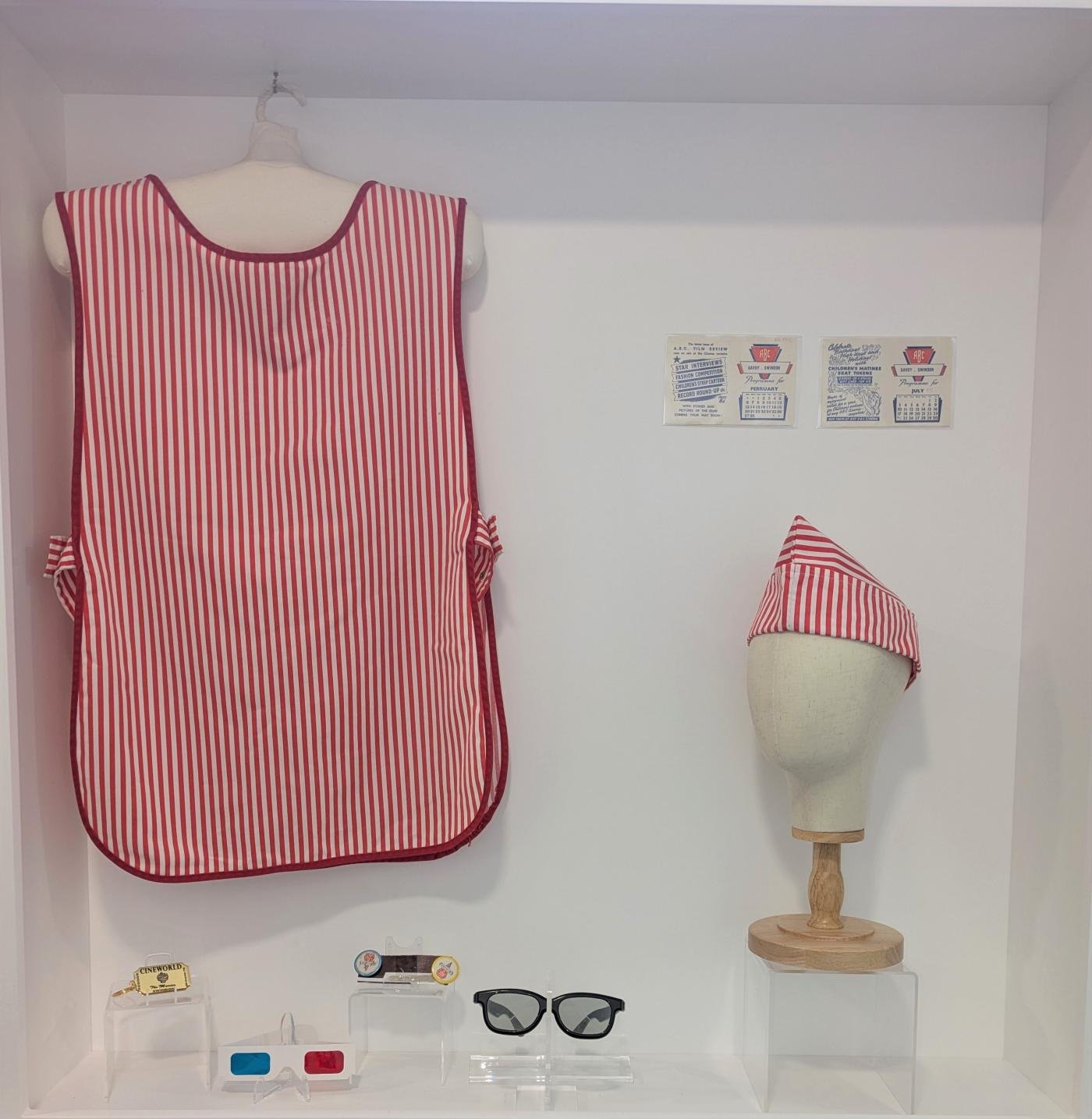 Museum & Art Swindon - July 2025: Tabard and Cap from the Savoy cinema